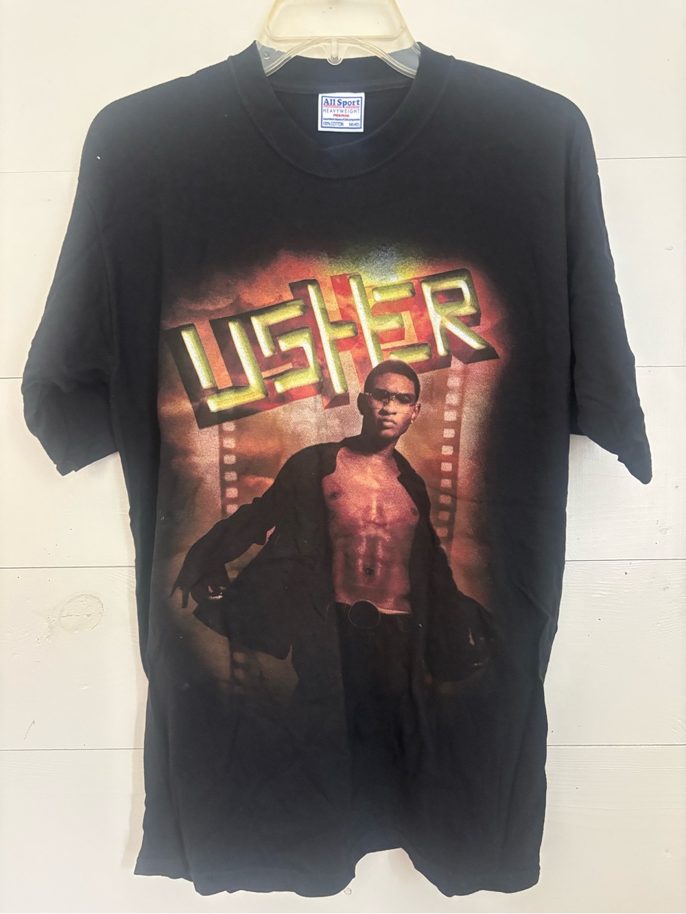 Vintage Y2K Usher Evolution 8701 Tour T-Shirt – Size Medium